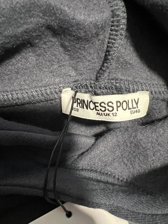 Princess Polly Love Letter Graphic Hoodie in Navy 🆕 - Picture 6 of 7